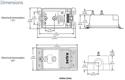 Setra 2641010WD11T1C 264 Series Differential Pressure Transmitter [New]