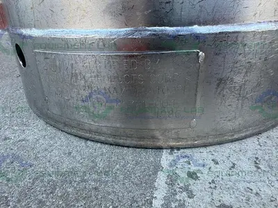 USED ALLOY PRODUCTS 45 LITER STAINLESS STEEL PRESSURE VESSEL 130 PSI