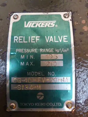 USED VICKERS CG-10-FV-20-JA-S134-M