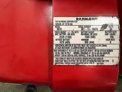 Used 2013 RAYMOND 8610 Tow Tractors Illinois US | Somerset Equipment Sales #1546129