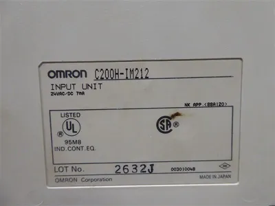 Omron C200H-IM212 Input Unit without door Used