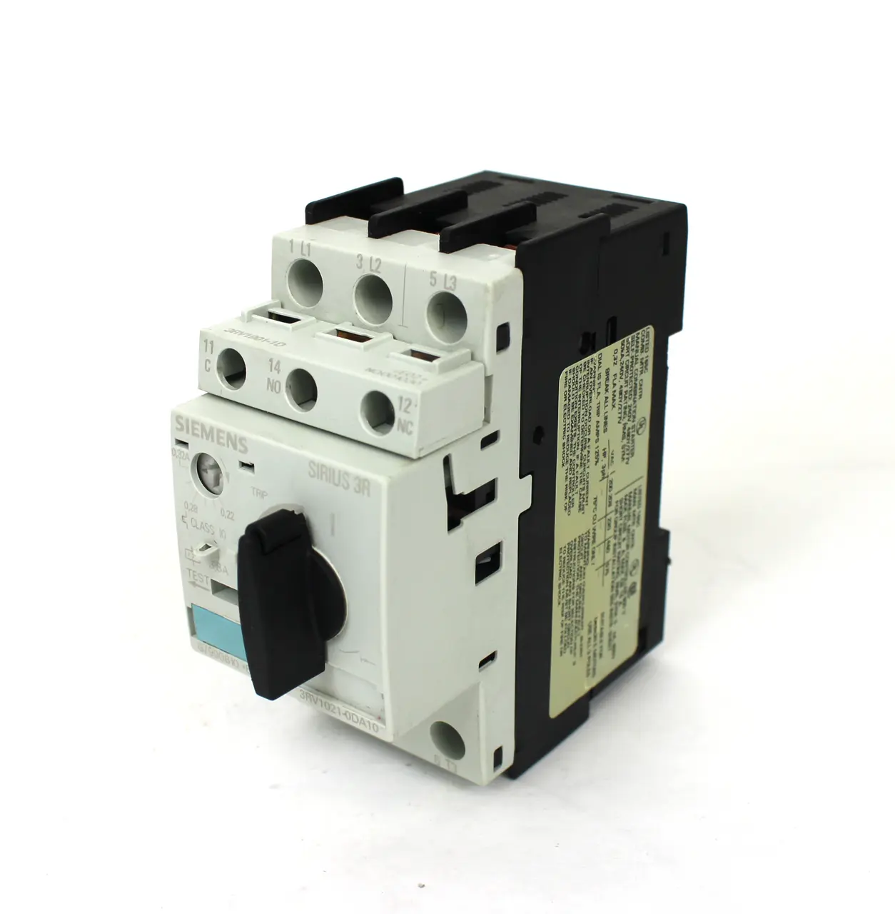 USED SIEMENS 3RV1021-0DA10