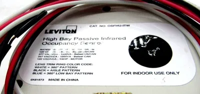 NEW LEVITON OSFHU-ITW OCCUPANCY SENSOR OSFHUITW