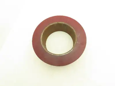 13"x 4-1/2"x 8" Press-On Forklift Tire Polyurethane Smooth Red Square Edge
