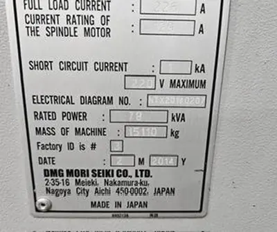USED MORI SEIKI NTX2000/1500S