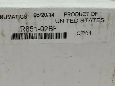 Asco Numatics R851-02BF Electric To Pneumatic Transducer