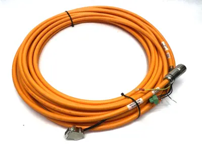 USED BOSCH REXROTH HYBRID CABLE 20M 023DBB-NN-020,0 MISSING SCREW