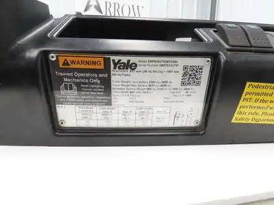 Yale ERP035VTN36TE084 Forklift Three Lever Control Assembly Lift Tilt Shift