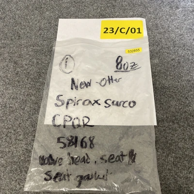 New | in-Stock Spirax Sarco 58168 Valves/Fittings California US | Davliegogo LLC #1729804