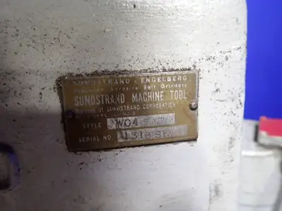 Used SUNSTRAND MACHINERY WG4 Pedestal Type Grinders (Double End) Ohio US | HGR 24 #1291997