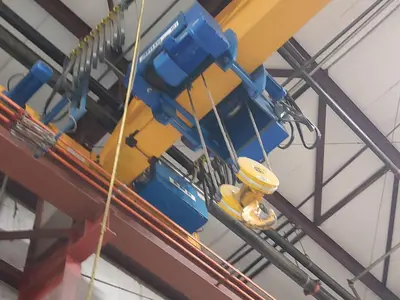 10 Ton x 47’ ABBUS Bridge Crane with EMH Hoist