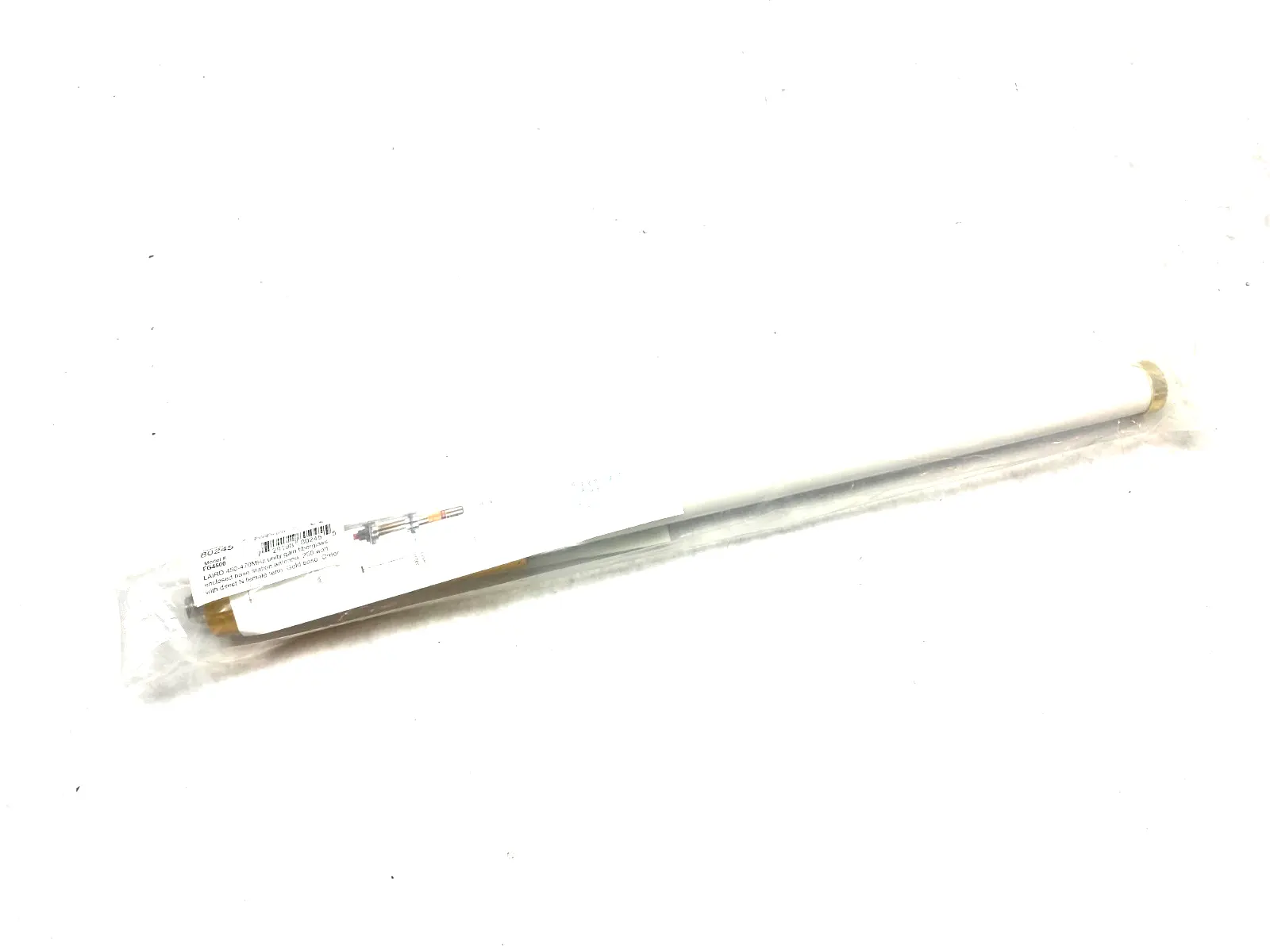 USED TE CONNECTIVITY, LAIRD OMNIDIRECTIONAL BATON/STICK ANTENNA, SINGLE BAND, UHF, 80245
