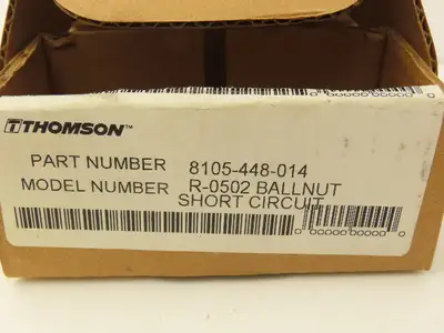 Thomson 8105-448-014 Linear Ball Nut Precision Motion .500" x .500" RH Round