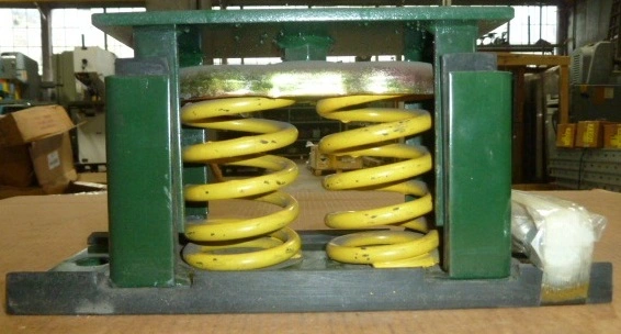 SPRING ISOLATION MOUNT: Color-Green w/ yellow springs, (3) Available