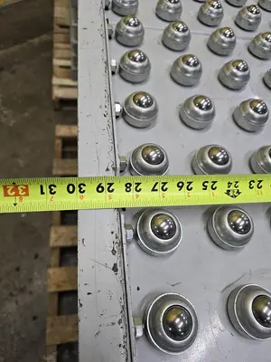 Used HYTROL ROLLER BALL TRANSFER  CONVEYOR Roller Conveyors Wisconsin US | Packer City Sales #1298055