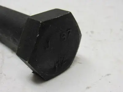 1"-8 x 5" Grade B7 Black Oxide Finish Heavy Hex Cap Screw Bolt lot of 5