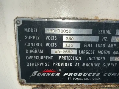 Used SUNNEN MBC1805D Hones Ohio US | HGR 24 #1506873