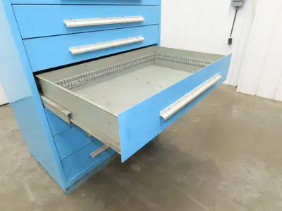 Nu-Era Modular Tool Storage Cabinet 8 Drawer 45x28x61" Stanley Vidmar Lista