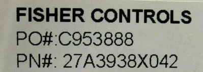 NEW FISHER CONTROLS 27A3938X042 PLUG AND STEM ASSEMBLY 27A3938X022