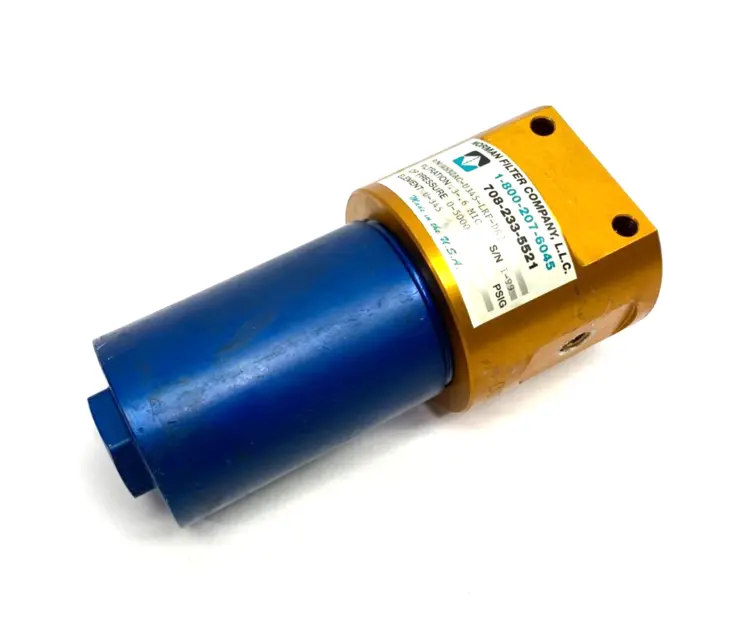 Used NORMAN FILTER HIGH PRESSURE T-TYPE FILTER 0.3-0.6 MICRON Filters | Maverick Industrial Sales #1113523
