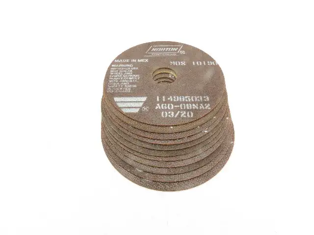 Norton AG0-0BNA2 Flat Cut Off Wheel Aluminum Oxide 6" Type 01 Lot Of 11