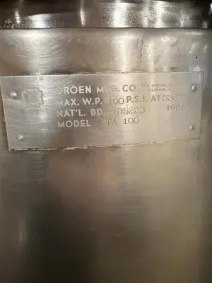 Groen 100 Gallon Cooking & Mixing Kettle