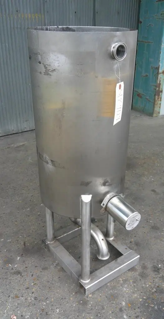 SPC9129  Tank 15 gallon vertical tank, Stainless Steel, conical