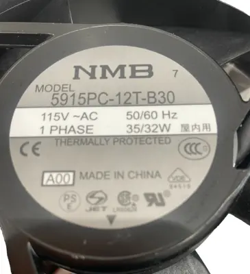 NEW NMB 5915PC-12T-B30 FAN 15V 50/60HZ 5915PC12TB30