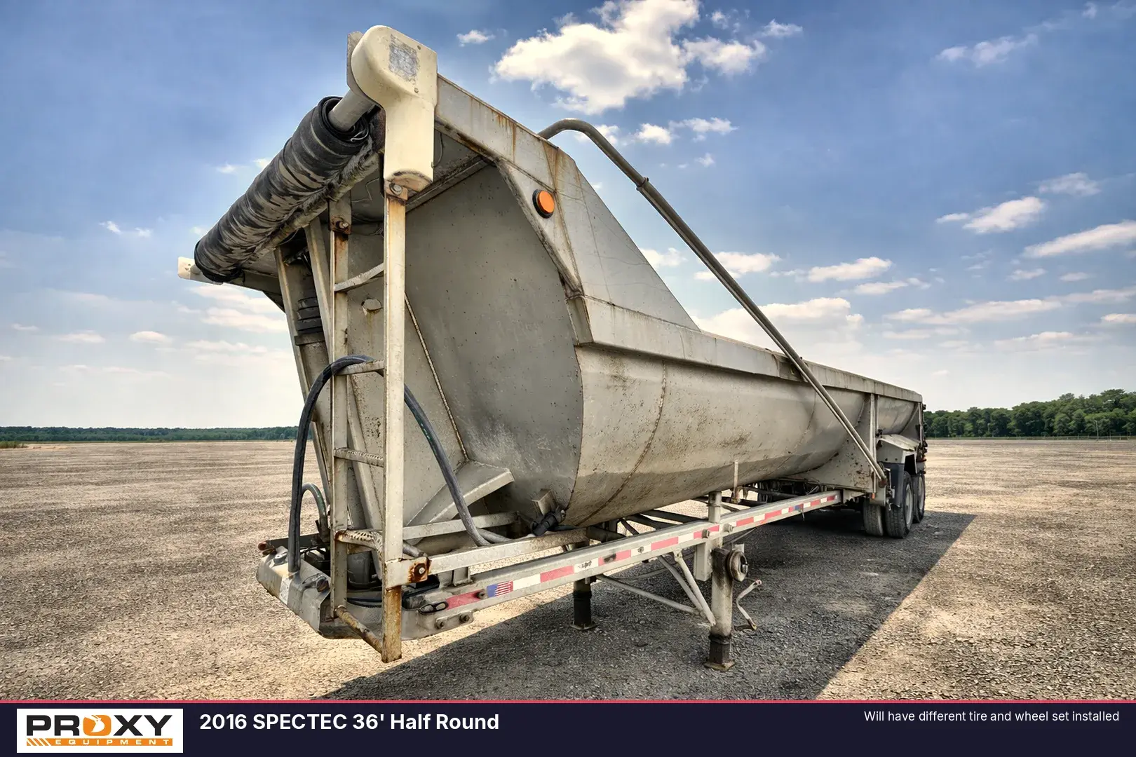 Used 2016 SPECTEC 36' HALF ROUND Dump Trailers New York US | Proxy Equipment #1382991