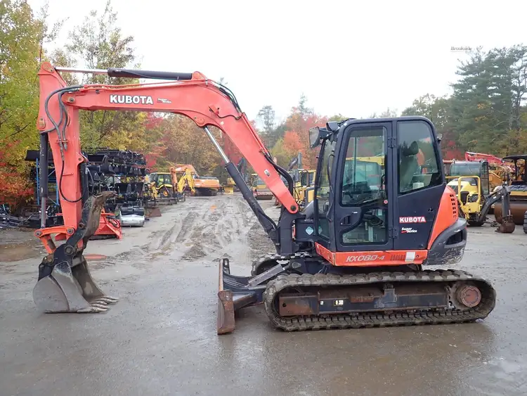Used 2018 KUBOTA KX080-4 Excavators Massachusetts US | Brookside Equipment Sales #1558188
