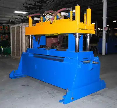 35 Ton x 3″ BRADBURY 4-Post Air Cut-Off Press
