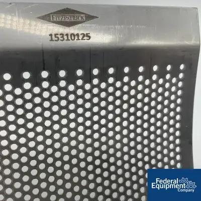 USED Fitzpatrick 0.125" (1/8"-Mesh) D6 Fitzmill Screen