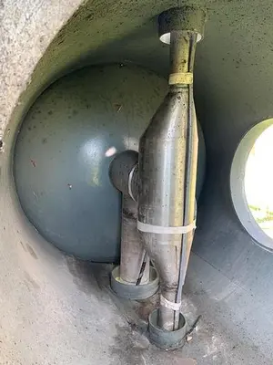 Column, 42" x 7' + 18" x 13', S/st, SRS Engineering, #S743631