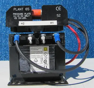 Square D .05 KVA Control Transformer 208V Primary 120V Secondary 50 VA