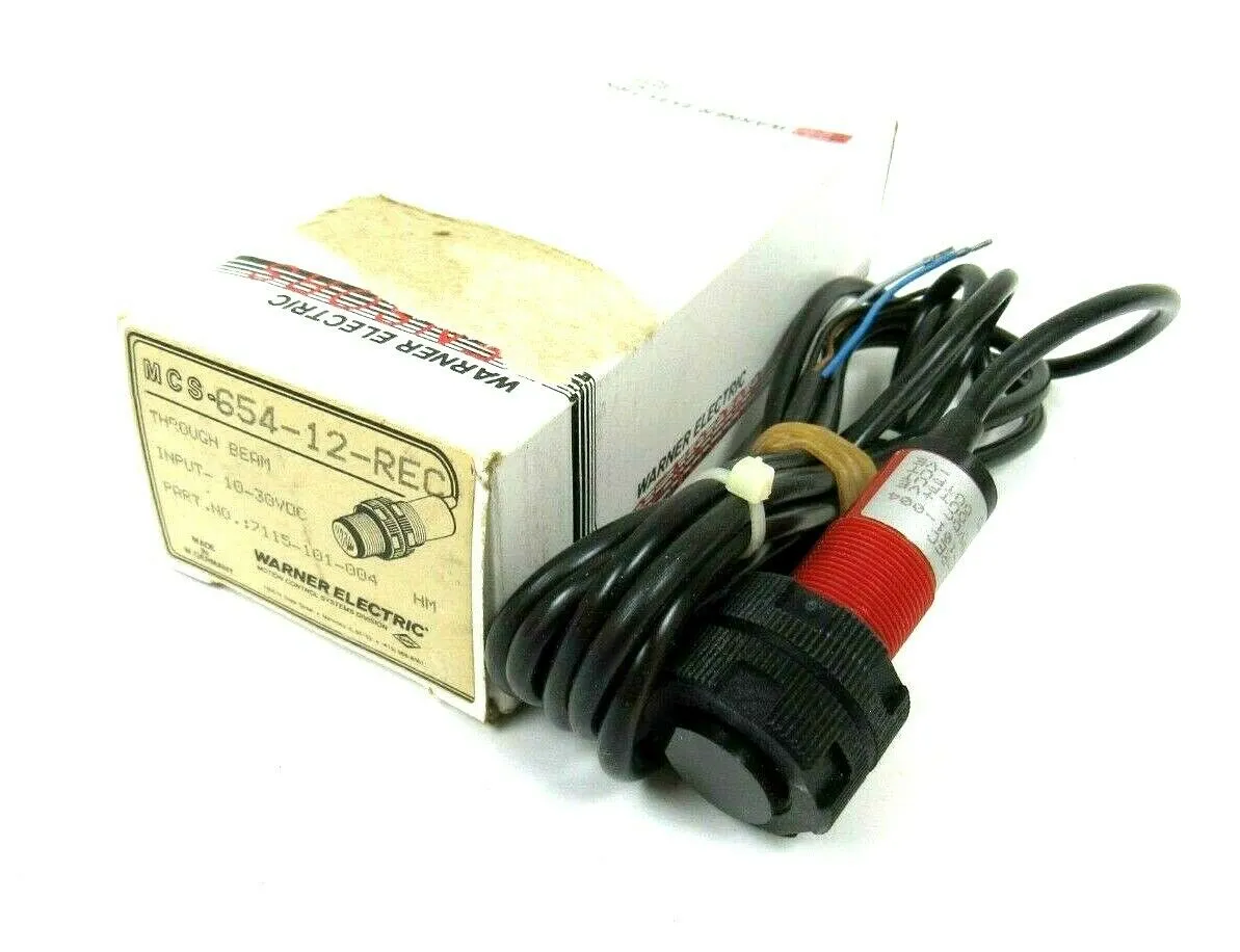 NEW WARNER ELECTRIC MCS-654-12-REC PHOTOELECTRIC SENSOR MCS65412REC