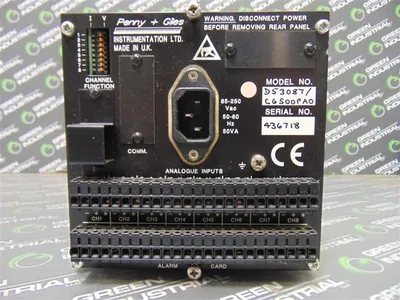 Perry + Giles D53087/C6500PA0 Multitrend Data Recorder For Parts