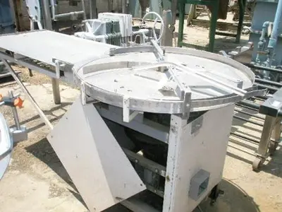 Table, Accumulation, 36" Dia, S/st, 1/4 HP, S/st Frame #S734779