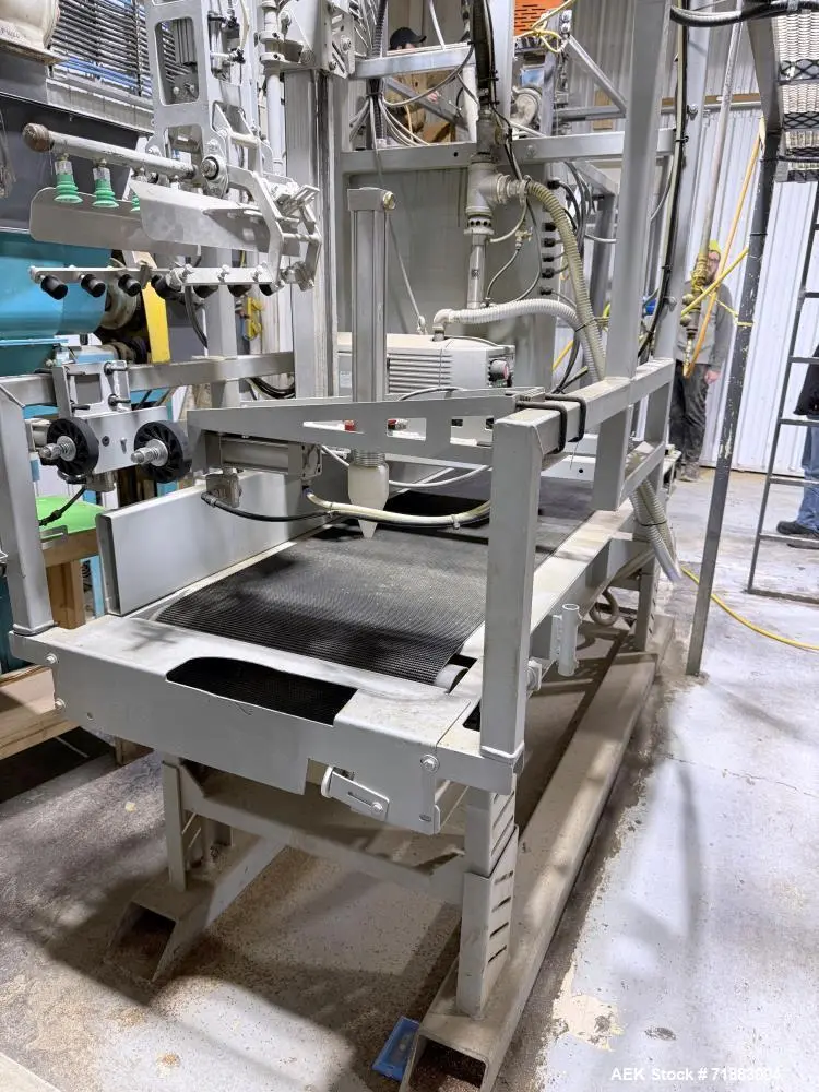 Used Choice Bagging Model 1100 Automatic Valve Bag Placer | 480 Bags/Hour | 304 SS Contact | 2023 | Vacuum Pickup & Valve Opener