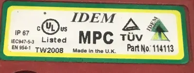 USED IDEM SAFETY SWITCHES 114113