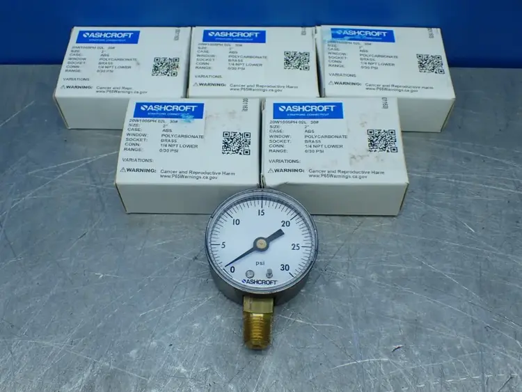 New | in-Stock ASHCROFT 20W1005PH 02L 30# Miscellaneous MRO Ohio US | HGR 24 #891474
