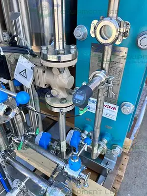 NEW CENTEC EMULSIFICATION SKID 10 GPM W/ 2 - 200L TANKS, FRISTAM FSP POWDER MIXER
