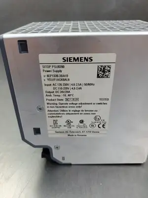 USED Siemens 6EP1336-3BA10 SITOP PSU8200 Power Supply, 20A, 24VDC