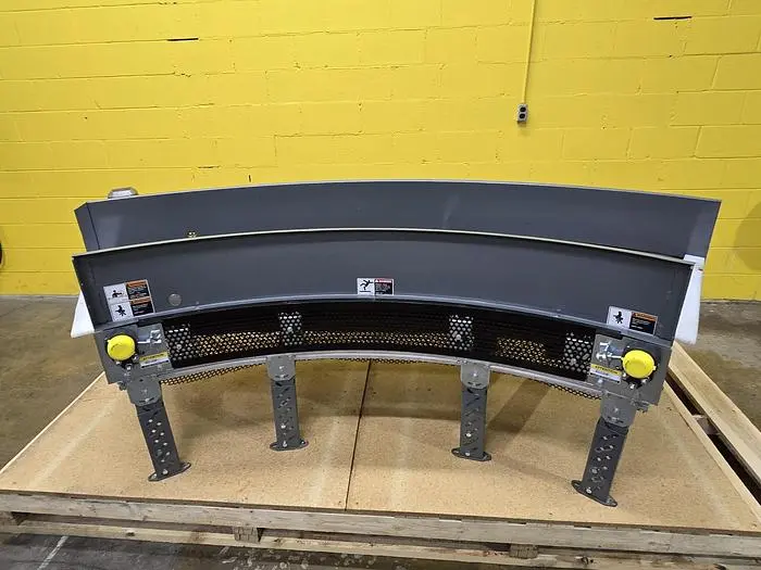 Used 2019 TRANSNORM BELTED CURVE CONVEYOR Belt Conveyors Wisconsin US | Packer City Sales #1297947