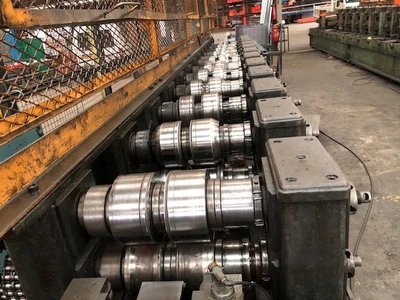 USED POLYPAL ROLLFORMING LINE FOR PALLET RACKS (1)