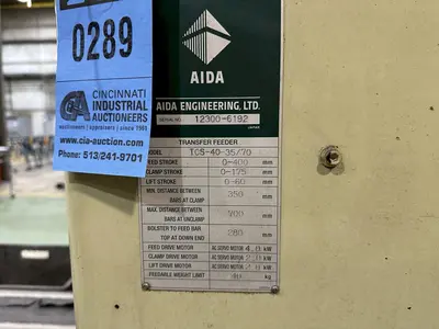 USED 2015 AIDA NC2-3000(2)E