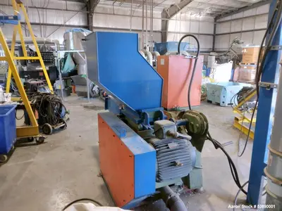 Used Herbold Granulator. 15.5" x 15.5" feed opening