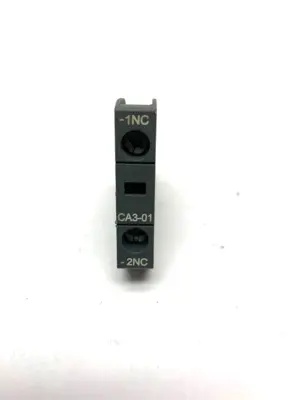 ABB CA3-01 Auxiliary Contact Block -1NC -2NC - Used