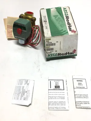 ASCO 8210G002Q Red Hat Solenoid Valve 1/2″ NPT 15.1 Watts