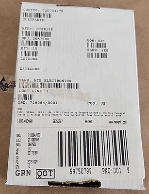 NEW NTE NTE8125