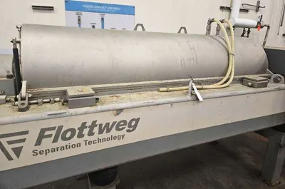 Flottweg Z5E-4/404 sanitary decanter centrifuge, 316SS.